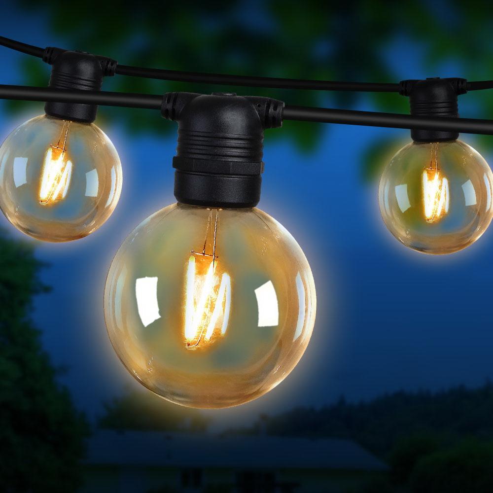 Big Bedding Australia Lamp 41m LED Festoon String Lights 40 Bulbs Kits Wedding Party Christmas G80