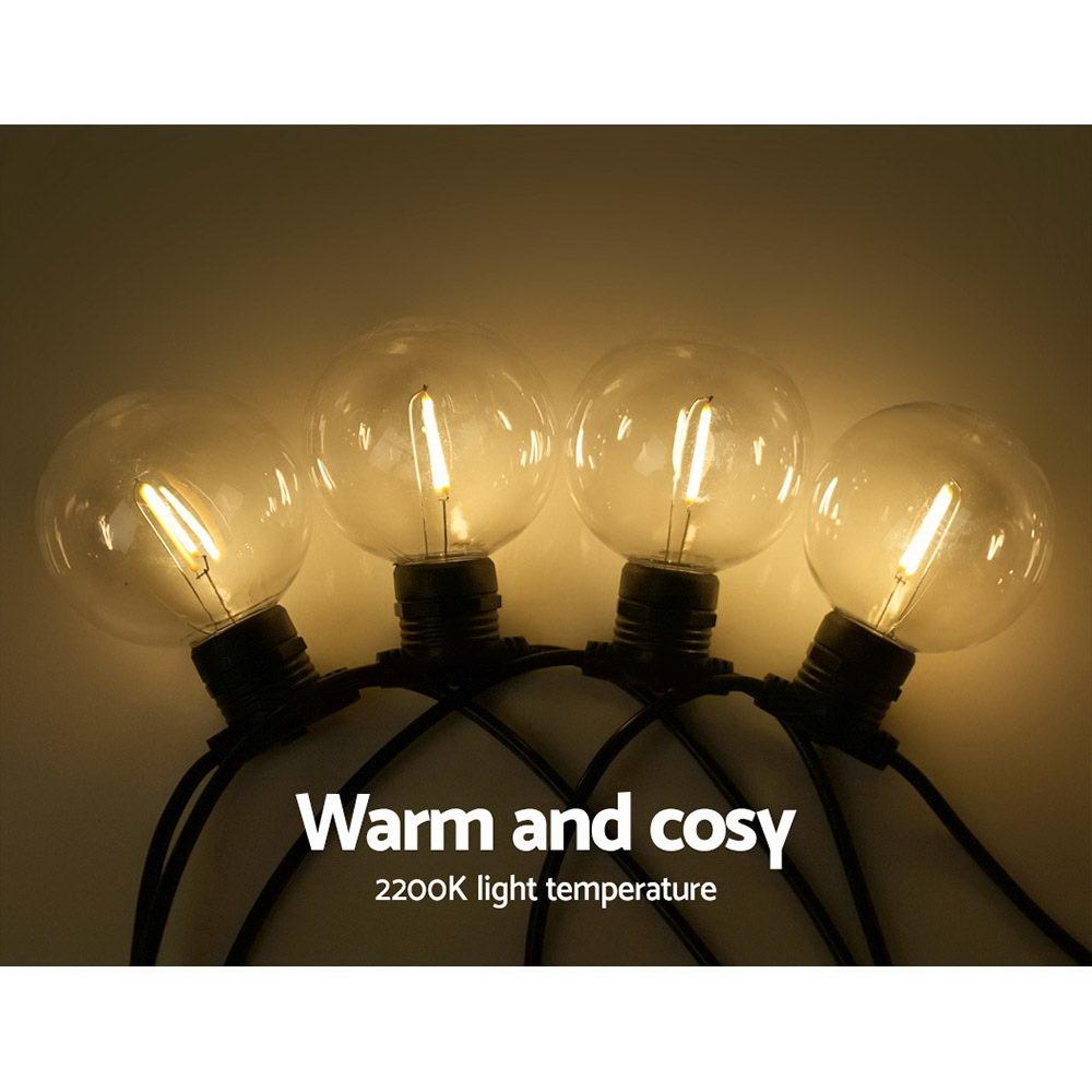 Big Bedding Australia Lamp 41m LED Festoon String Lights 40 Bulbs Kits Wedding Party Christmas G80