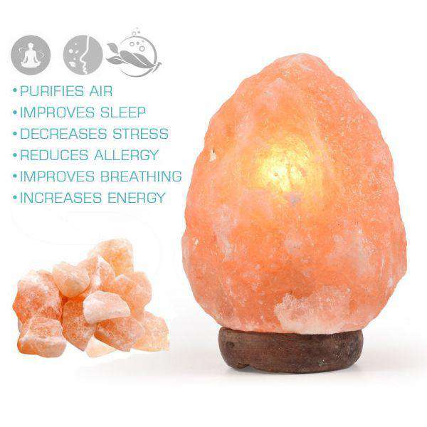 Big Bedding Australia Lamp 5-7 KG HIMALAYAN SALT LAMP ROCK CRYSTAL NATURAL LIGHT DIMMER SWITCH CORD GLOBES