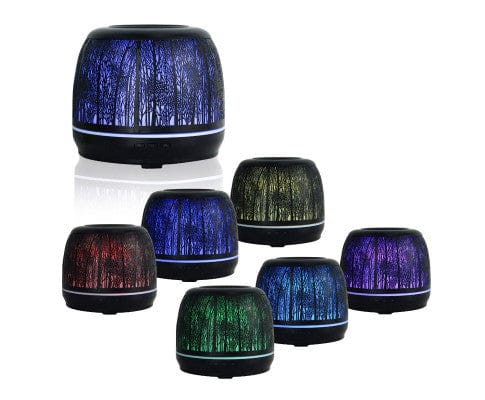 Big Bedding Australia Diffuser 500ml Metal Essential Oil and Aroma Diffuser-Black