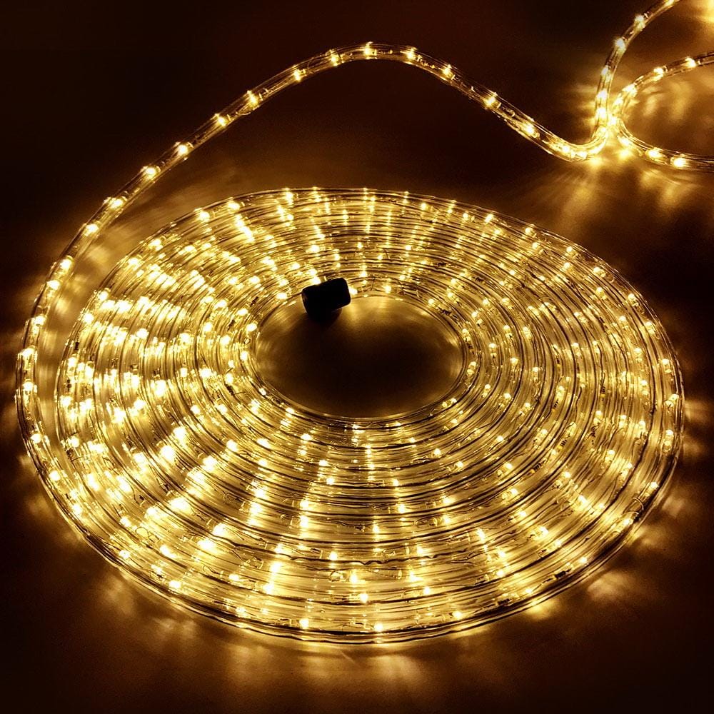 Big Bedding Australia Lamp 50M Christmas Rope Lights 1200 LED Warm White