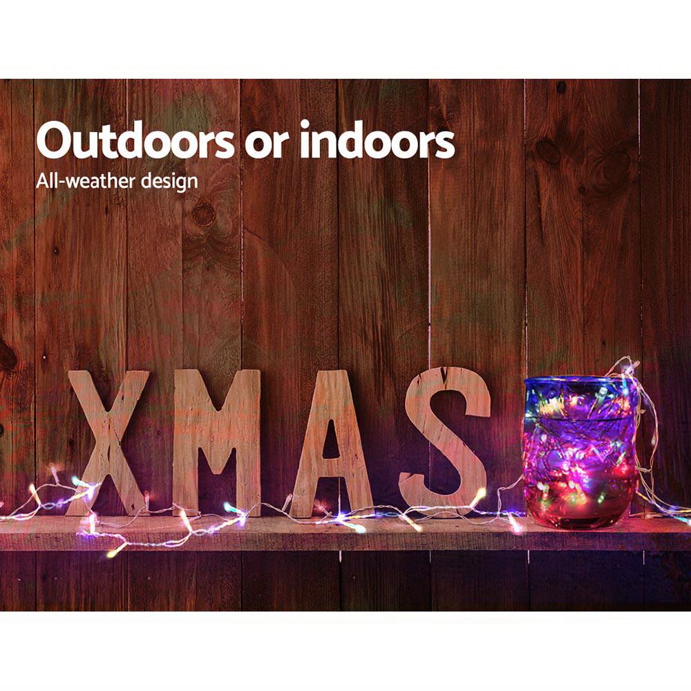 Big Bedding Australia Lamp 50M Christmas String Lights 500LED Multi Colour