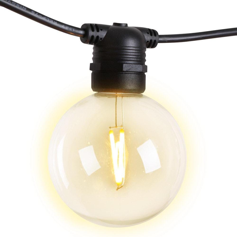 Big Bedding Australia Lamp 50m LED Festoon String Lights 50 Bulbs Kits Wedding Party Christmas G80