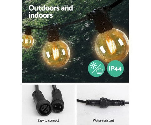 Big Bedding Australia Lamp 59m LED Festoon Lights Sting Lighting Kits Wedding Outdoor Party