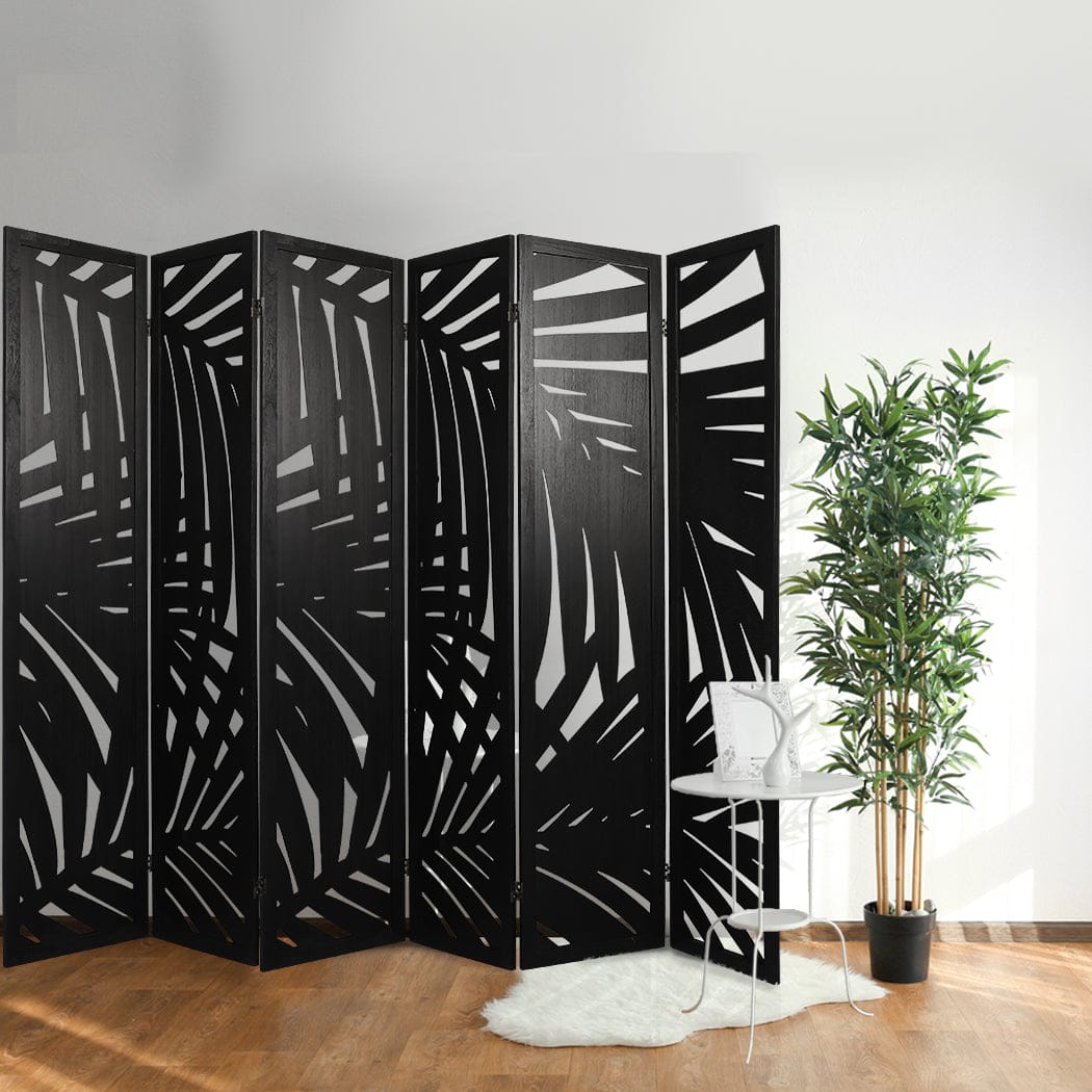 Big Bedding Australia Room Divider 6 Panel Room Divider Folding Screen Partition Multi Sizes Wood Blcak