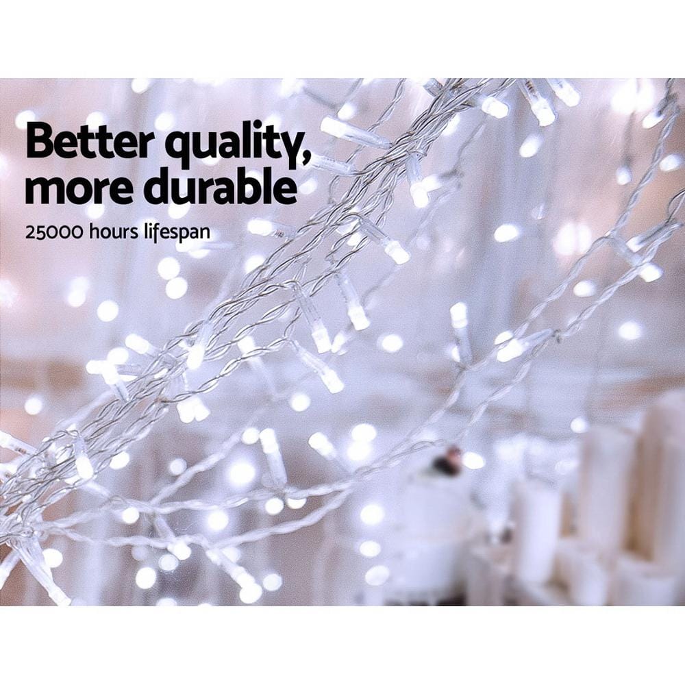 Big Bedding Australia Lamp 6X3M Christmas Curtain Fairy Lights String 600LED Party Wedding CW