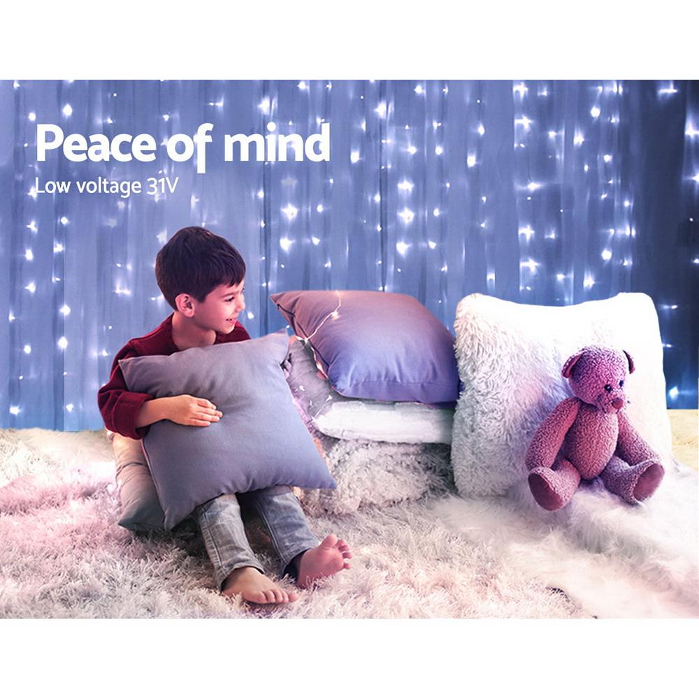 Big Bedding Australia Lamp 6X3M Christmas Curtain Fairy Lights String 600LED Party Wedding CW