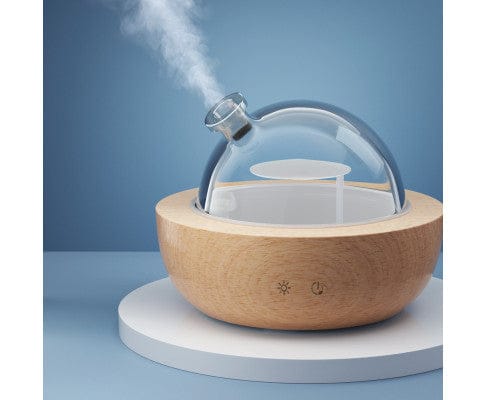 Big Bedding Australia Diffuser Aroma Diffuser Aromatherapy Humidifier Purifier Essential Oil LED Glass