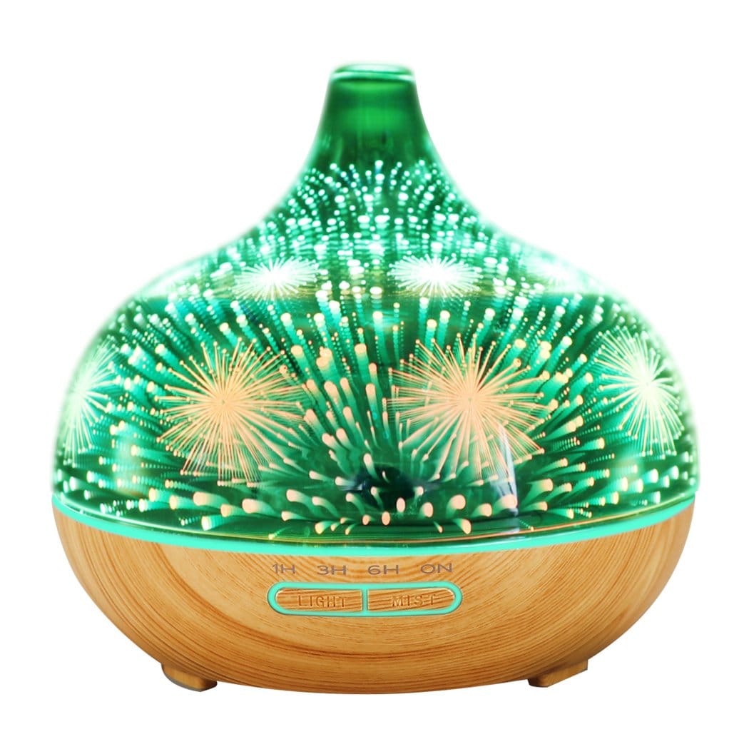Big Bedding Australia Diffuser Aroma Diffuser Aromatherapy Ultrasonic 3D Air Humidifier Purifier Fireworks