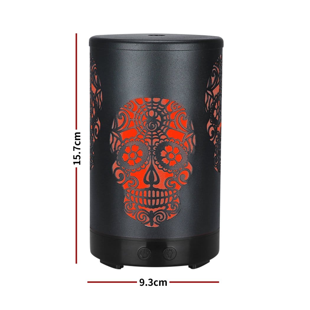 Big Bedding Australia Diffuser Aroma Diffuser Aromatherapy Ultrasonic Humidifier Essential Oil Purifier Skull