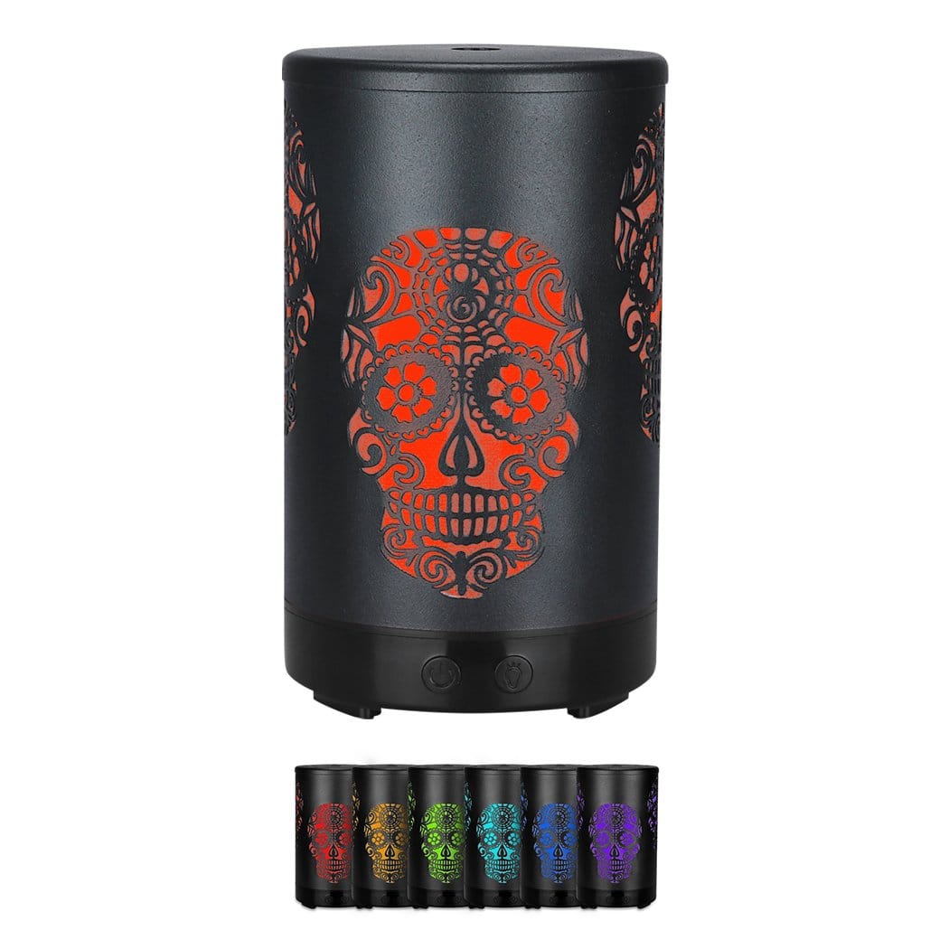 Big Bedding Australia Diffuser Aroma Diffuser Aromatherapy Ultrasonic Humidifier Essential Oil Purifier Skull