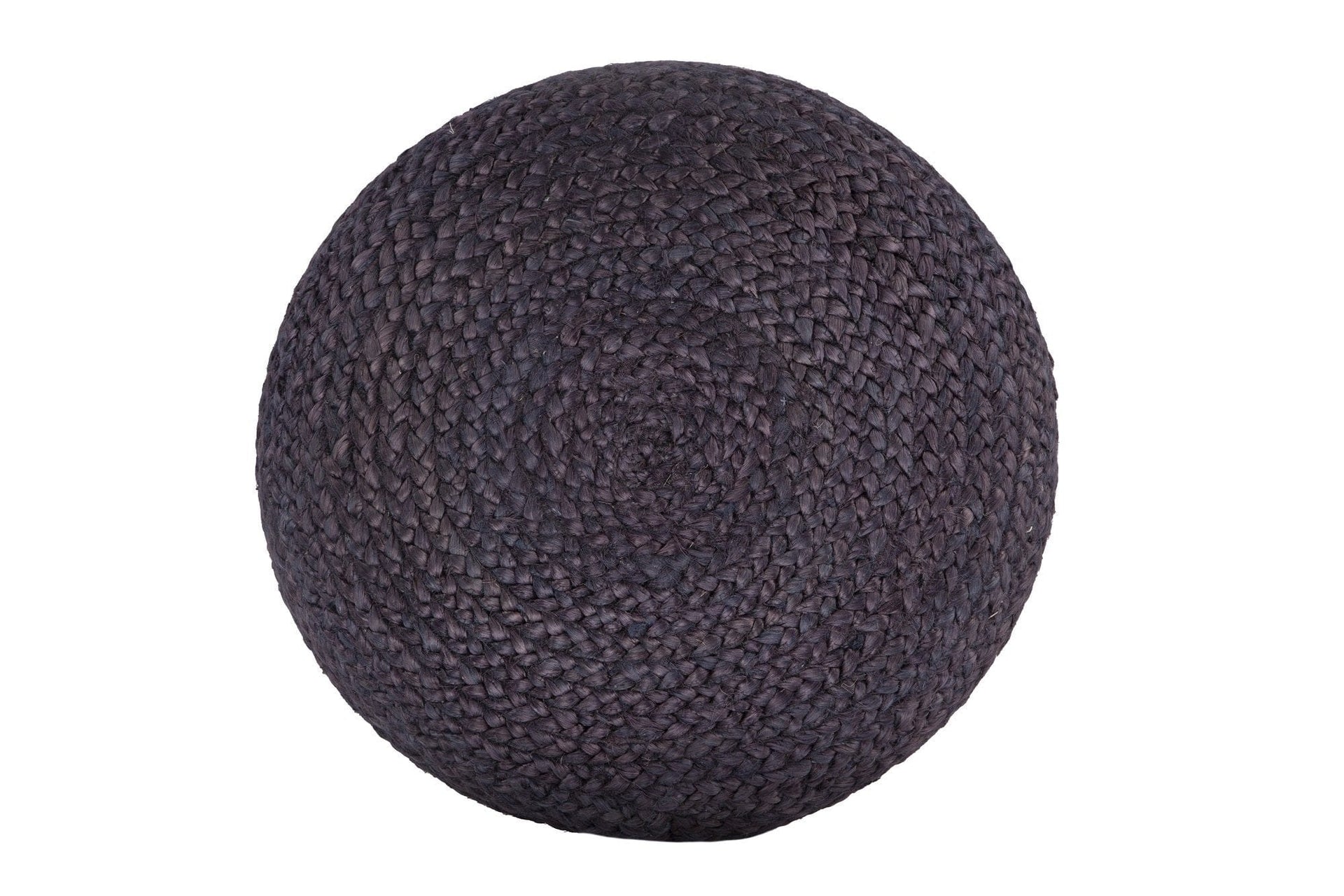 Big Bedding Australia Pouf Ava Dual Color Jute Pouf NAT/ Blue