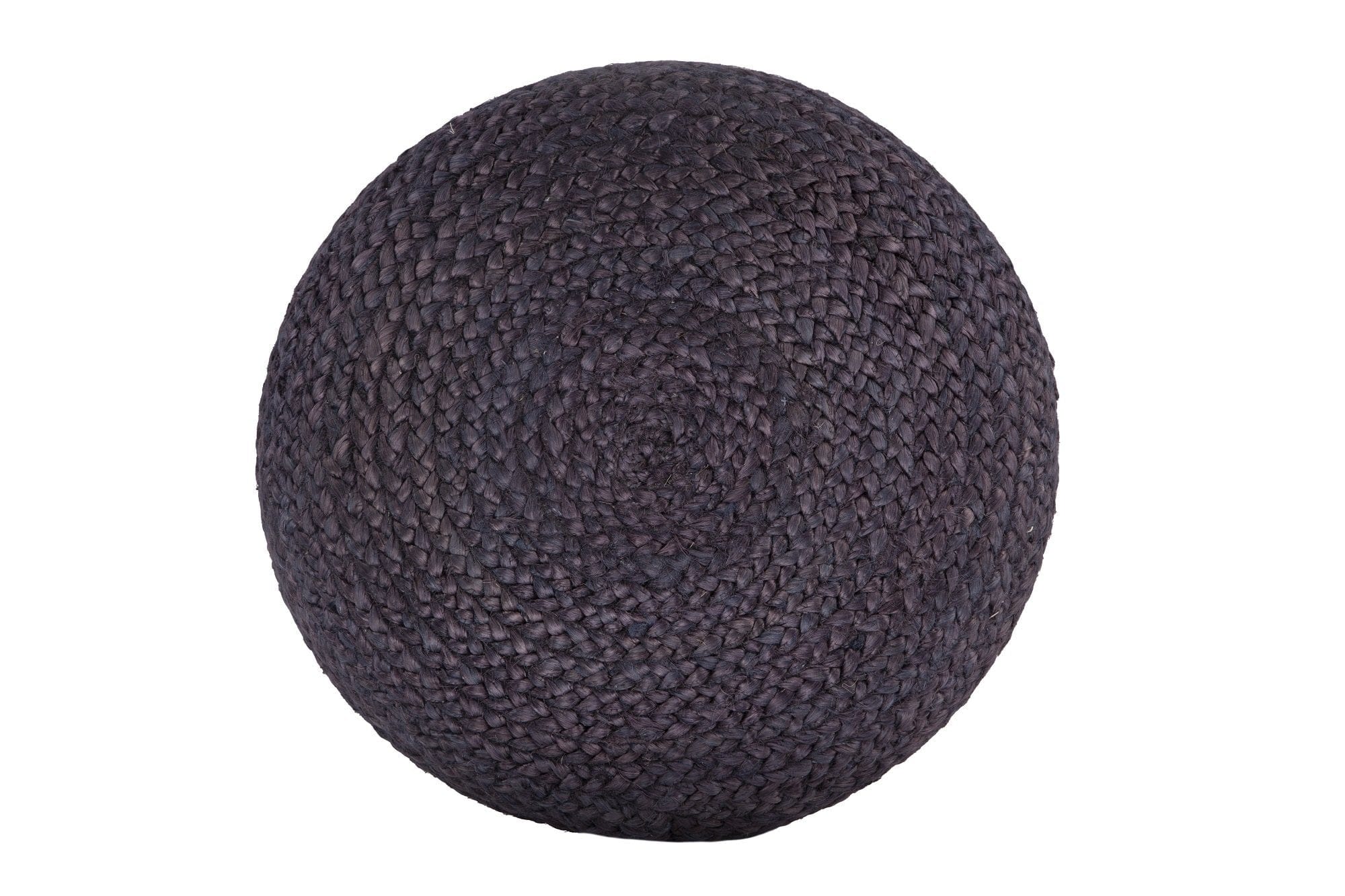 Big Bedding Australia Pouf Ava Dual Color Jute Pouf NAT/ Blue