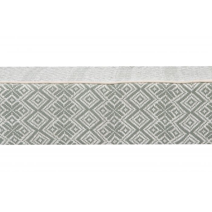 Big Bedding Australia Accent Chair Ava Upholstered Bench Set  WHT/GRY