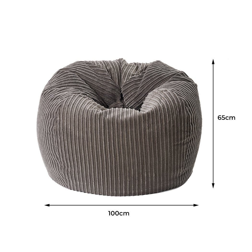 Big Bedding Australia Accent Chair Bean Bag Beanbag Large Indoor Lazy Chairs Couch Lounger Kids Adults Sofa Cover