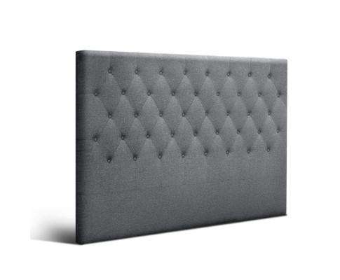 Big Bedding Australia Bedhead Bed Head Headboard Bedhead Fabric Frame Base CAPPI Grey
