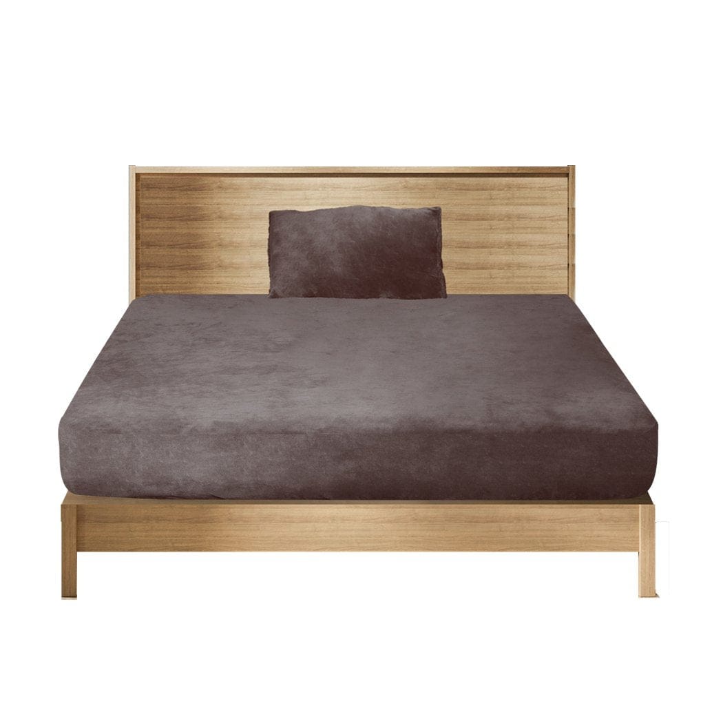 Big Bedding Australia Bed Sheets Bedding Set Ultrasoft Fitted Bed Sheet with Pillowcases Mink King Single
