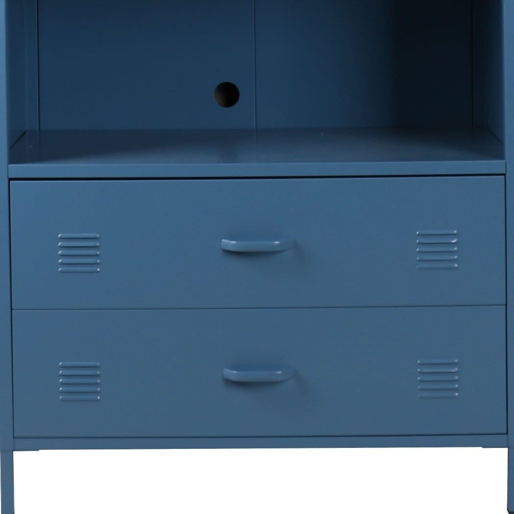 Big Bedding Australia Chest of Drawers Bookshelf Bookcase Storage Display Shelf Cabinet Home Office Stand Steel Rack