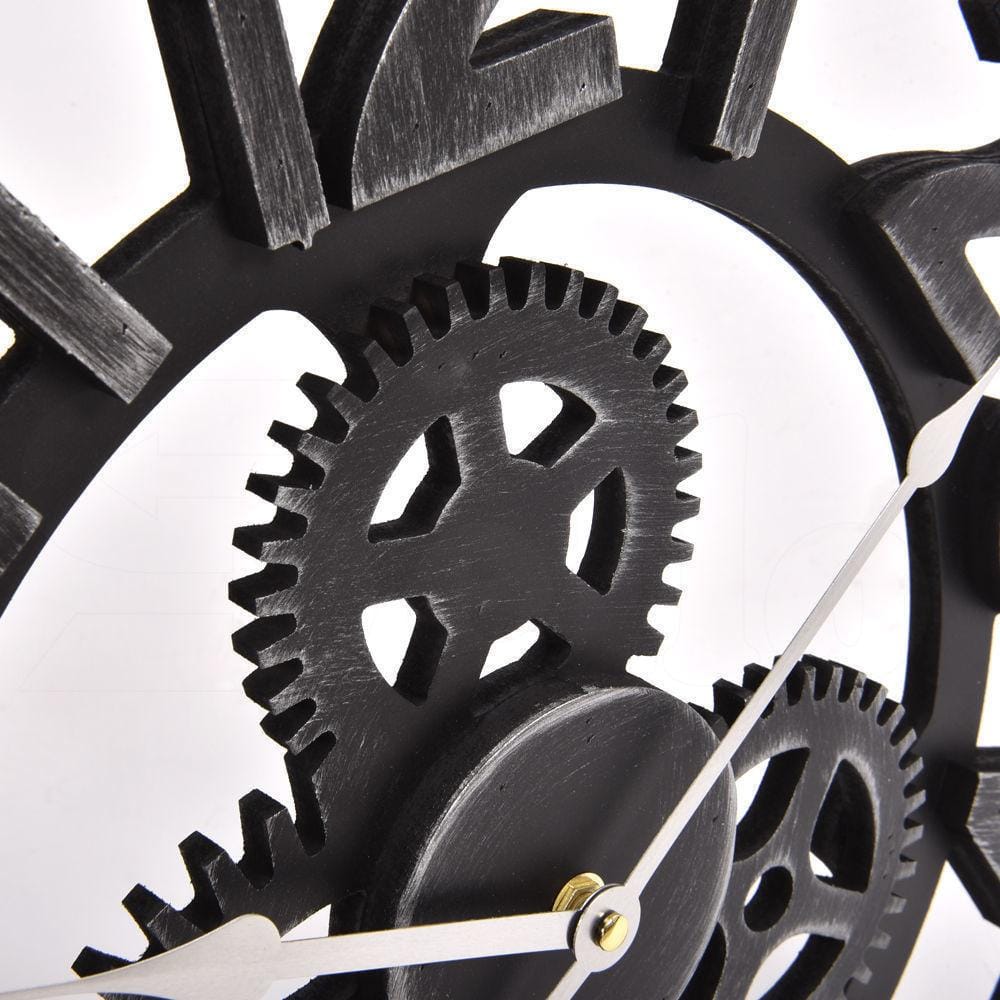 Big Bedding Australia Clock Chic Large Art Wall Clock Rustic Iron Metal Vintage Industrial luxury French