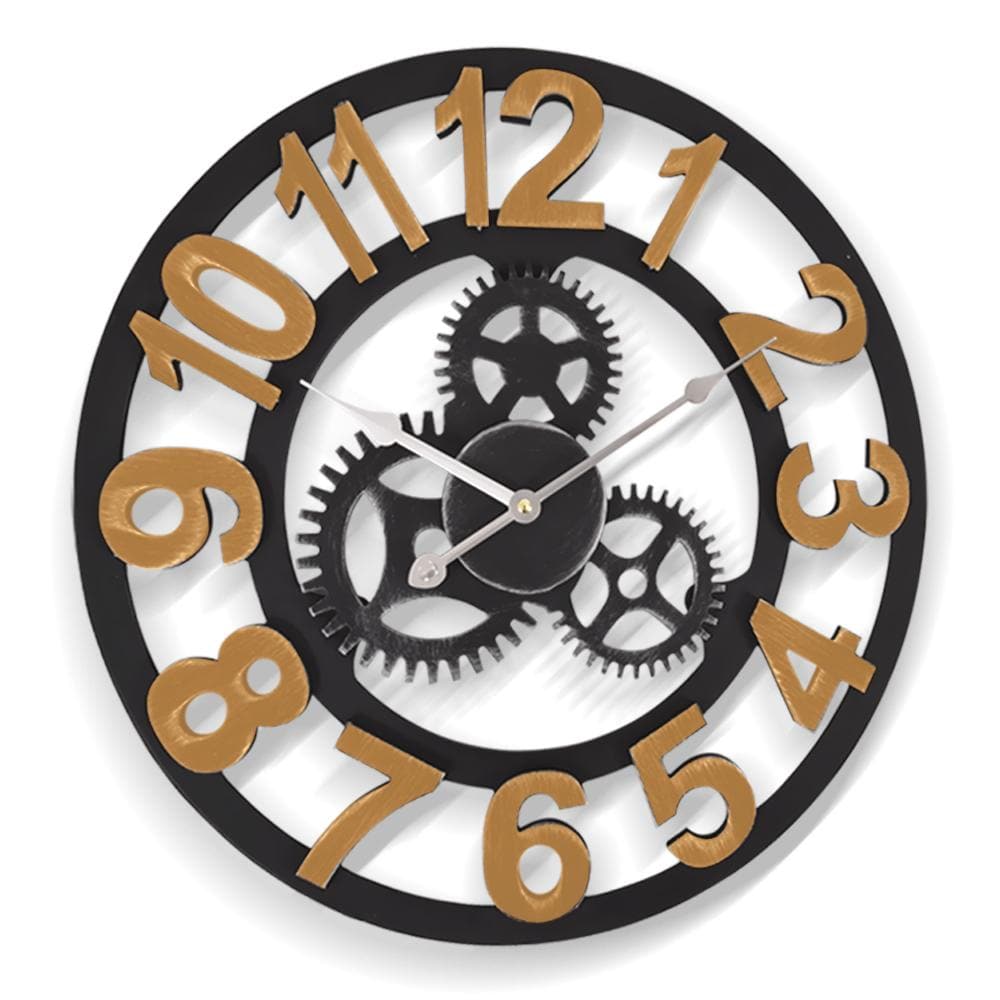 Big Bedding Australia Clock Chic Large Art Wall Clock Rustic Iron Metal Vintage Industrial luxury French
