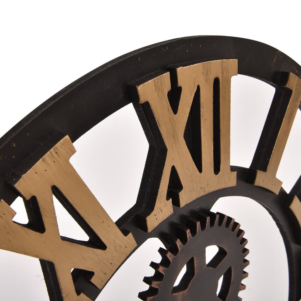 Big Bedding Australia Clock Chic Large Art Wall Clock Rustic Iron Metal Vintage Industrial luxury French
