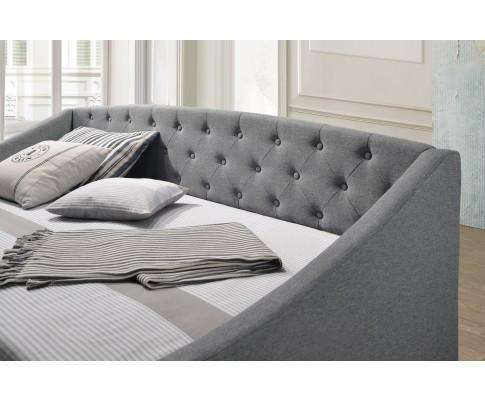 Big Bedding Australia Bedframe Daybed + Trundle Fabric Upholstery - Grey