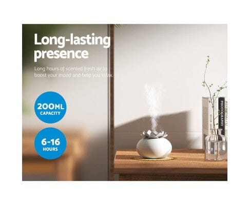 Big Bedding Australia Diffuser Diffuser Aroma Ceramic Essential Oils Air Humidifier Lotus