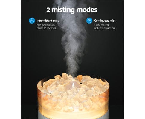 Big Bedding Australia Diffuser Diffuser Aromatherapy Essential Oils Air Humidifier LED Crystal