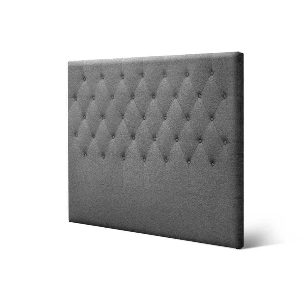 Big Bedding Australia Bedhead Double Size Bed Head Headboard Bedhead Fabric Frame Base CAPPI Grey