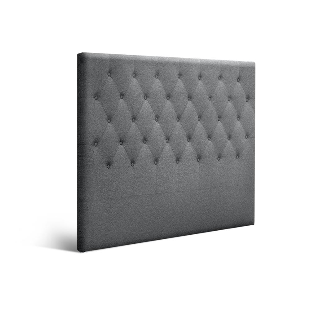 Big Bedding Australia Bedhead Double Size Bed Head Headboard Bedhead Fabric Frame Base CAPPI Grey