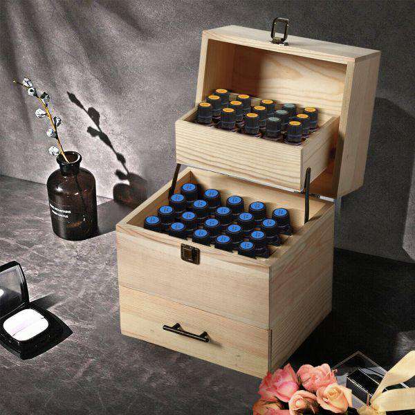 Big Bedding Australia Diffuser Accessories Essential Aromatherapy Oil Storage Box 59 SLOTS
