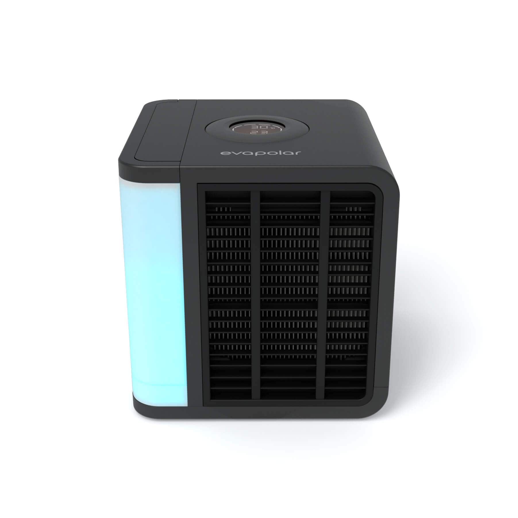 Big Bedding Australia Air Conditioner evaLIGHT Plus Personal Portable Air Cooler and Humidifier, Black