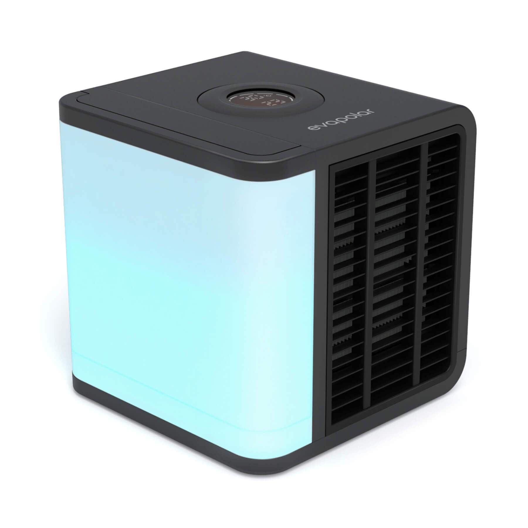 Big Bedding Australia Air Conditioner evaLIGHT Plus Personal Portable Air Cooler and Humidifier, Black