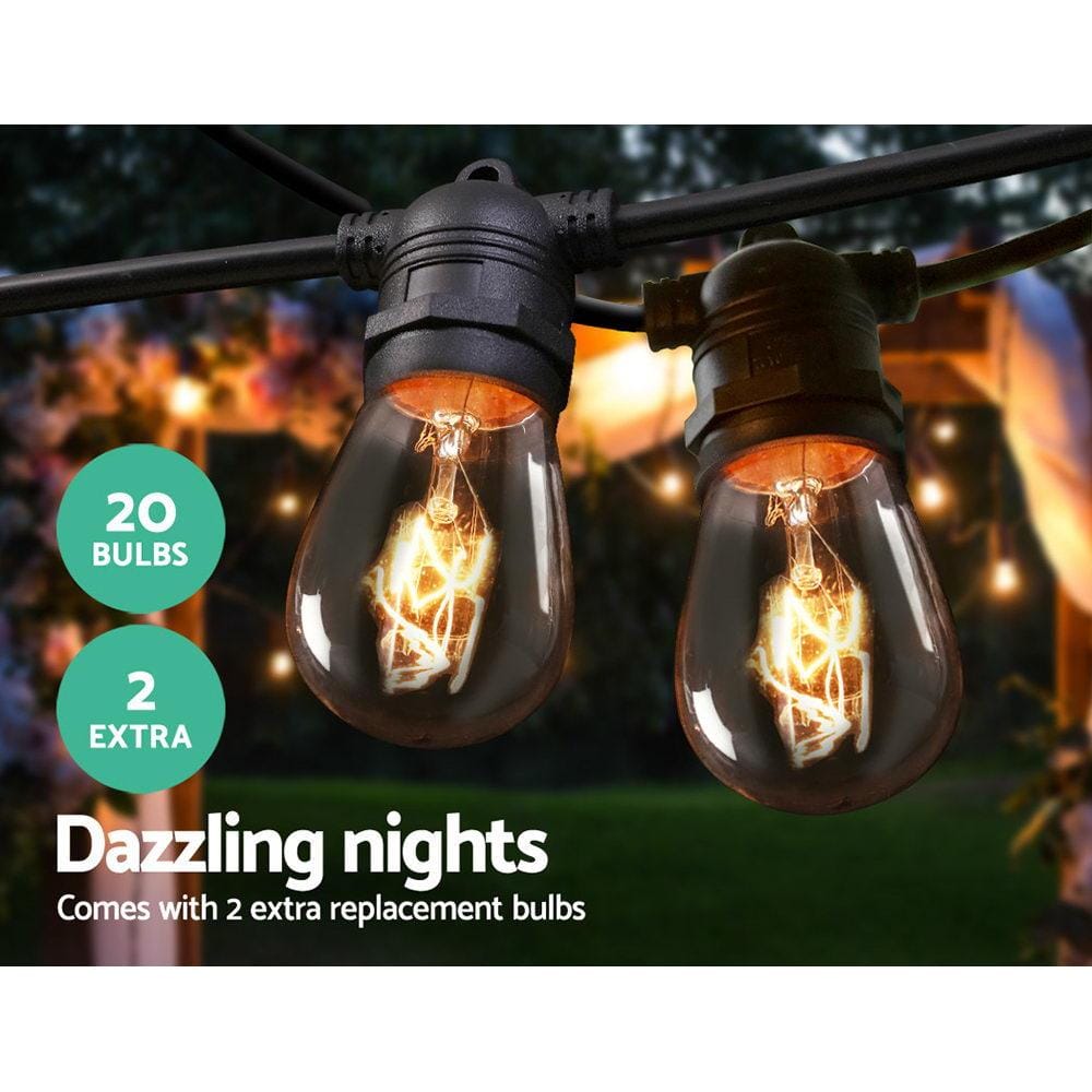 Big Bedding Australia Lamp Festoon String Lights Christmas Bulbs Party Wedding Garden Party 20m
