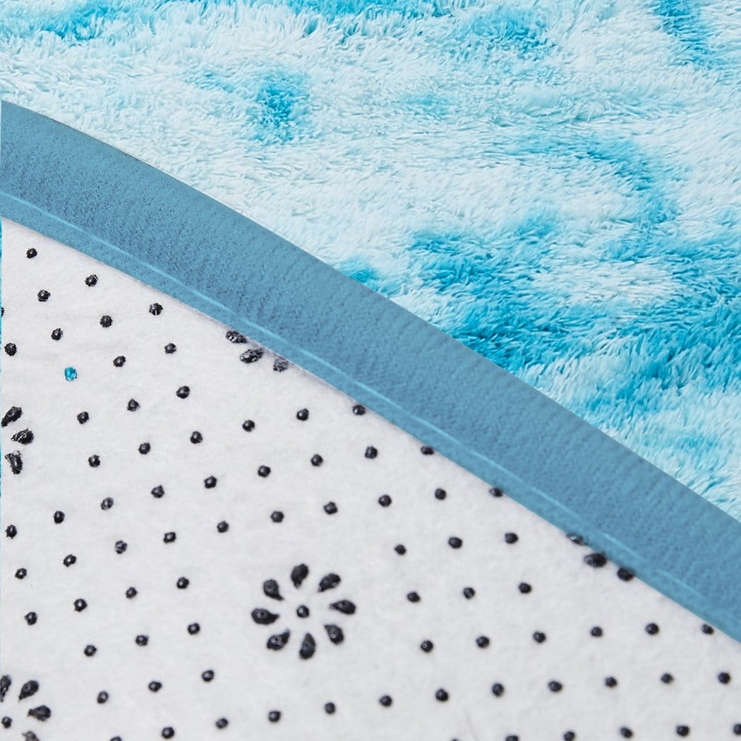 Big Bedding Australia Rugs Floor Rug Shaggy Rugs Soft Large Carpet Area Tie-dyed Maldives 160x230cm