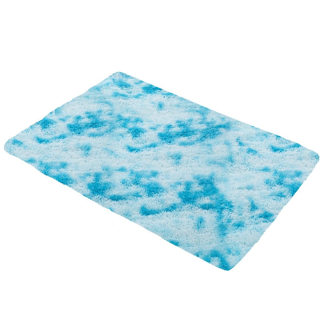 Big Bedding Australia Rugs Floor Rug Shaggy Rugs Soft Large Carpet Area Tie-dyed Maldives 160x230cm