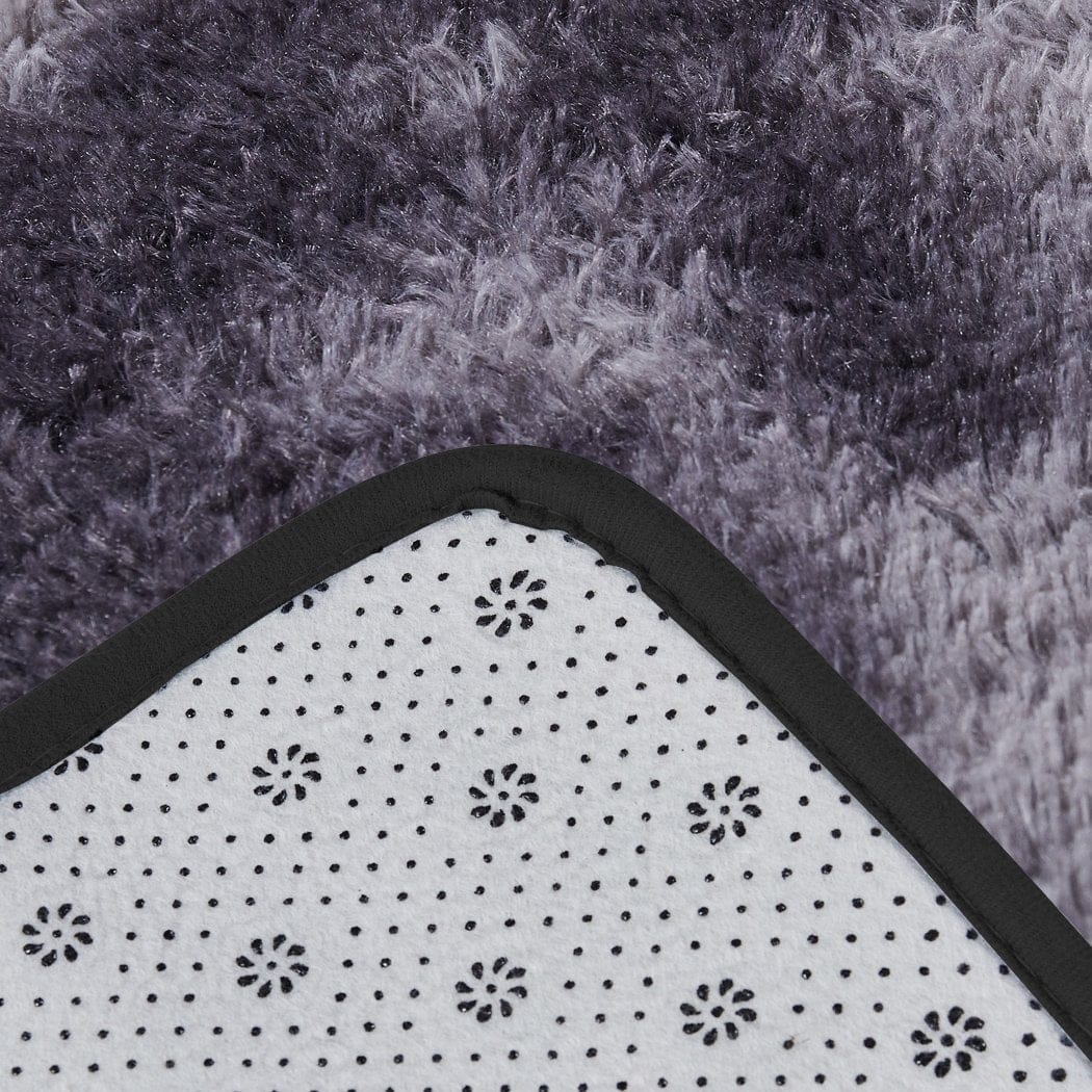 Big Bedding Australia Rugs Floor Rug Shaggy Rugs Soft Large Carpet Area Tie-dyed Midnight City 120x160cm