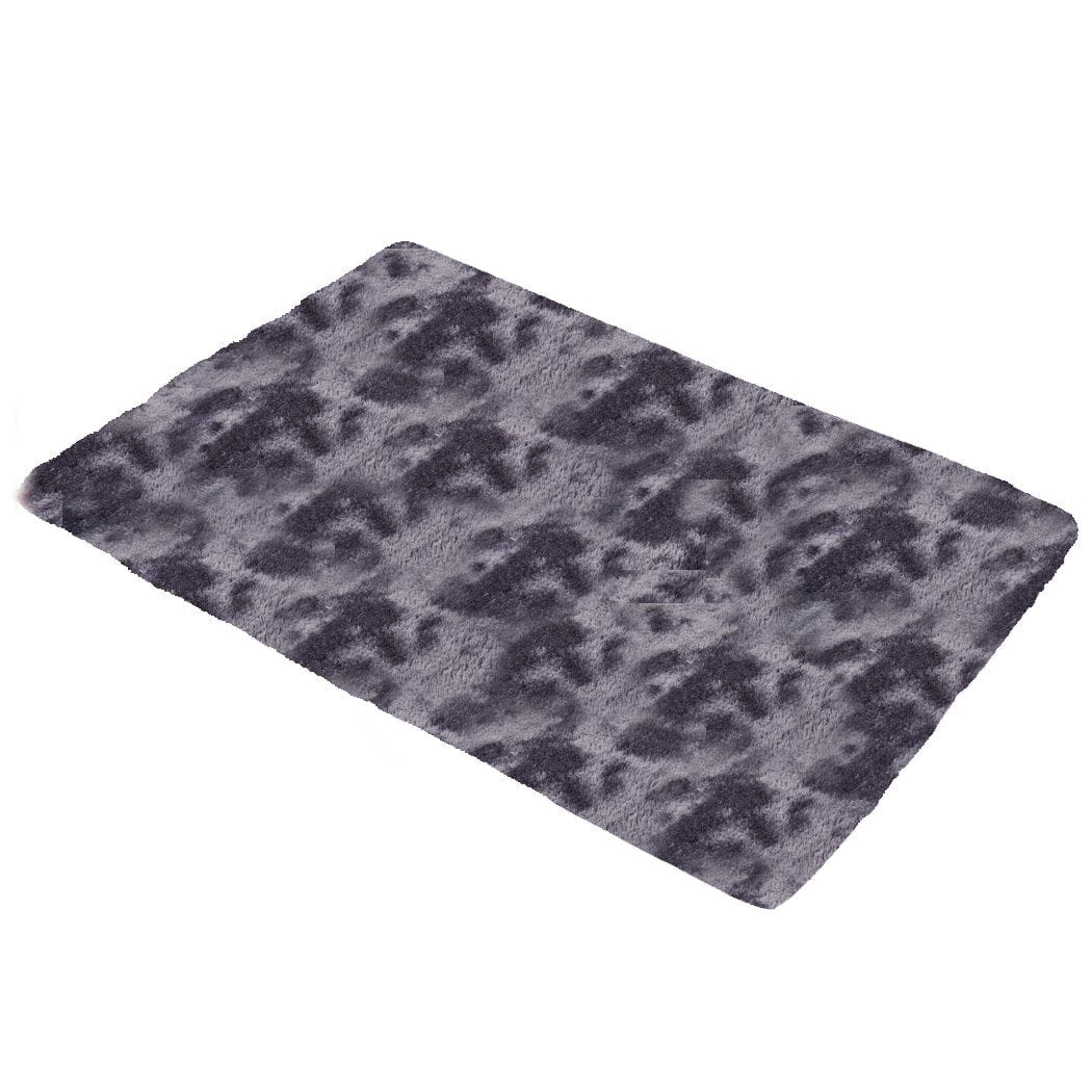 Big Bedding Australia Rugs Floor Rug Shaggy Rugs Soft Large Carpet Area Tie-dyed Midnight City 160x230cm