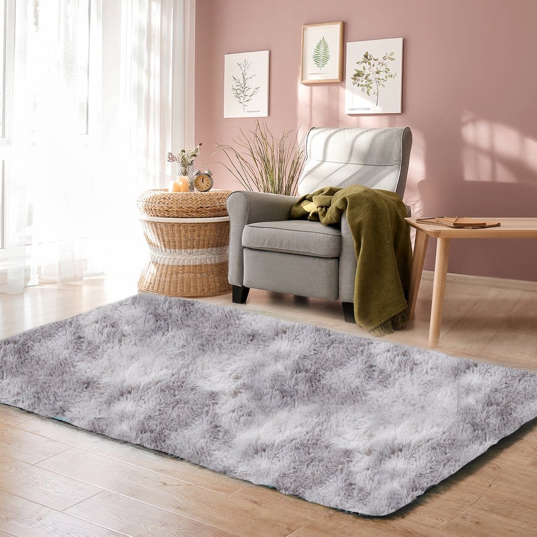 Big Bedding Australia Rugs Floor Rug Shaggy Rugs Soft Large Carpet Area Tie-dyed Mystic 160x230cm