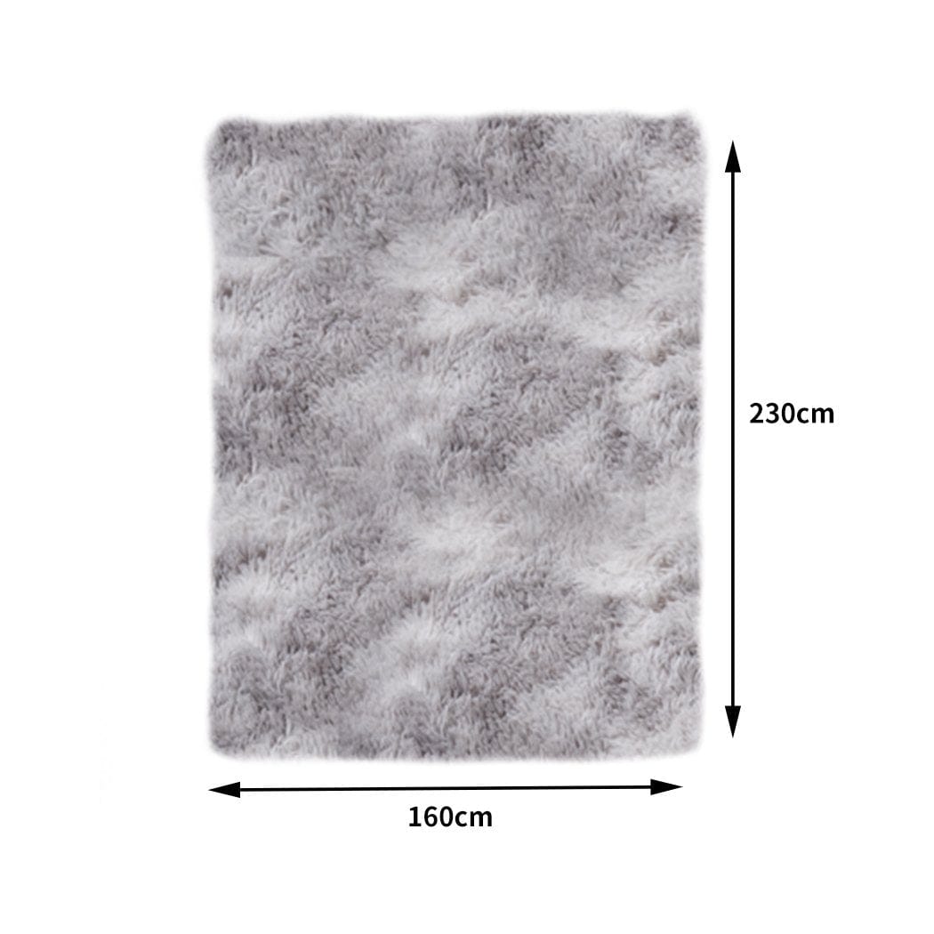 Big Bedding Australia Rugs Floor Rug Shaggy Rugs Soft Large Carpet Area Tie-dyed Mystic 160x230cm