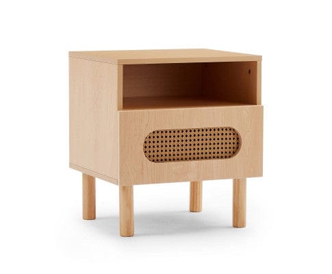 Big Bedding Australia Bedside Table Kailua Rattan Bedside Table in Maple