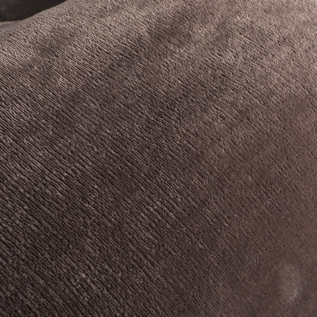 Big Bedding Australia Quilt Cover Luxury Flannel Quilt Cover with Pillowcase Mink Queen