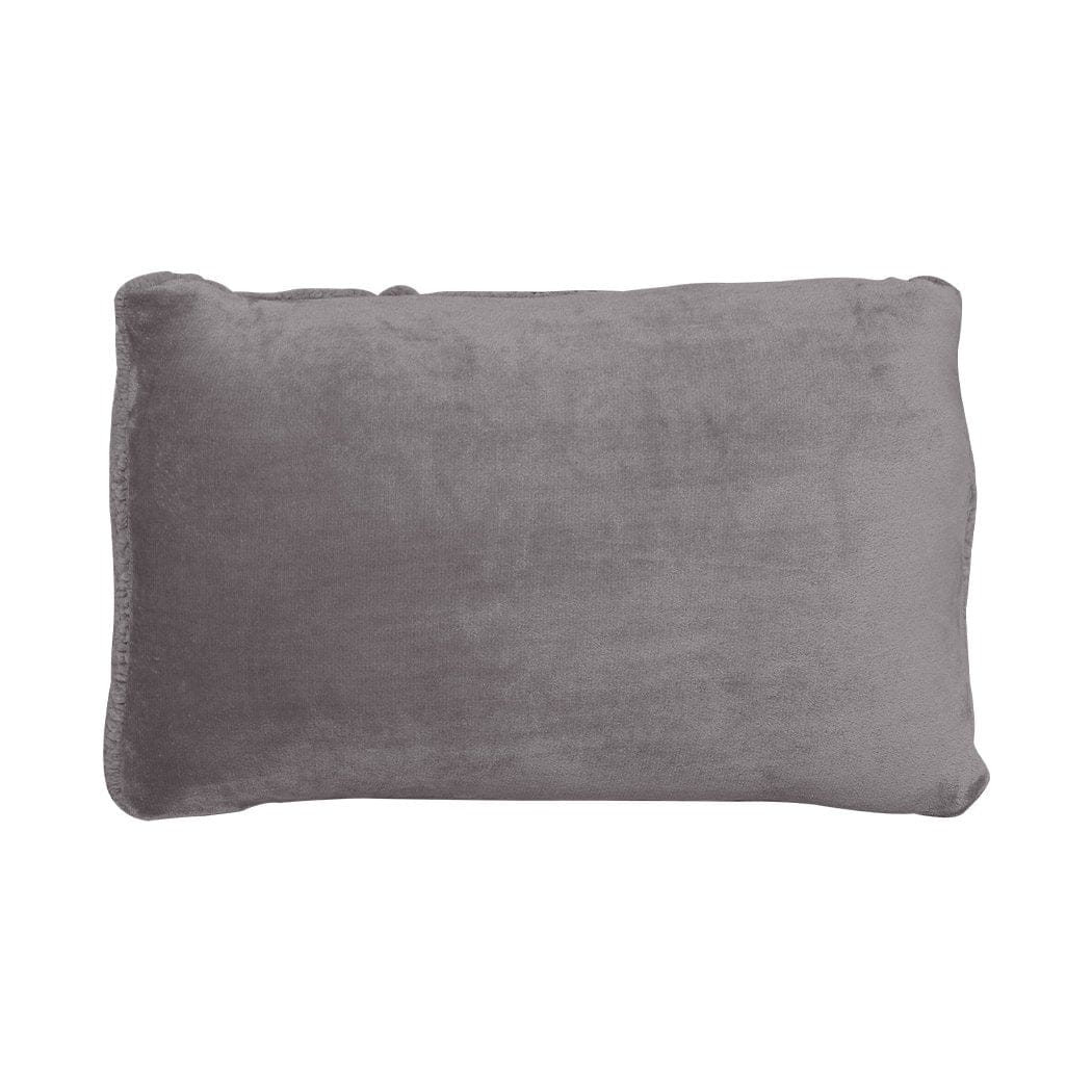 Big Bedding Australia Quilt Cover Luxury Flannel Quilt Cover with Pillowcase Silver Grey Queen