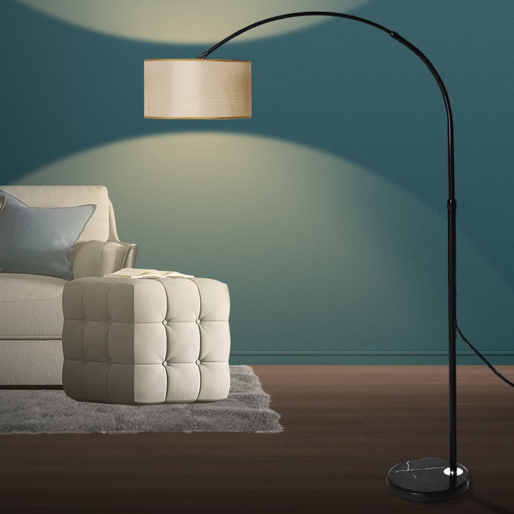 Big Bedding Australia Lamp Modern LED Floor Lamp Reading Light Free Standing Height Adjustable Marble Base