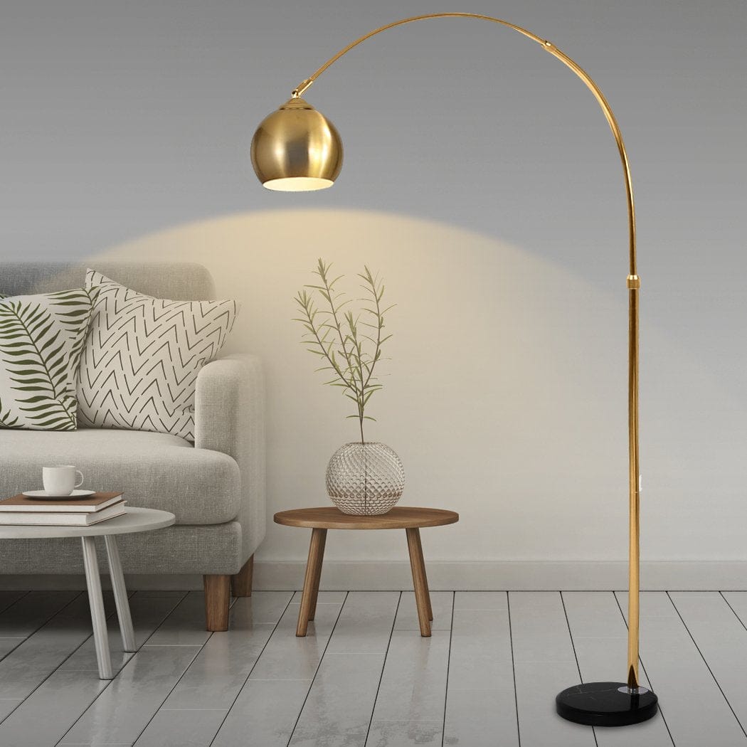 Big Bedding Australia Lamp Modern LED Floor Lamp Stand Reading Light Height Adjustable Indoor Marble Base