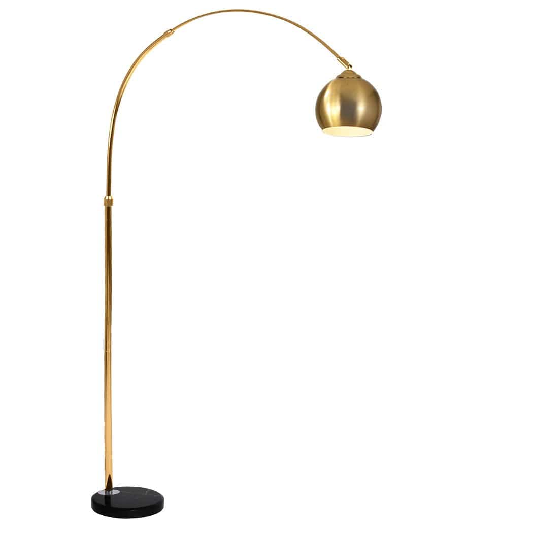 Big Bedding Australia Lamp Modern LED Floor Lamp Stand Reading Light Height Adjustable Indoor Marble Base