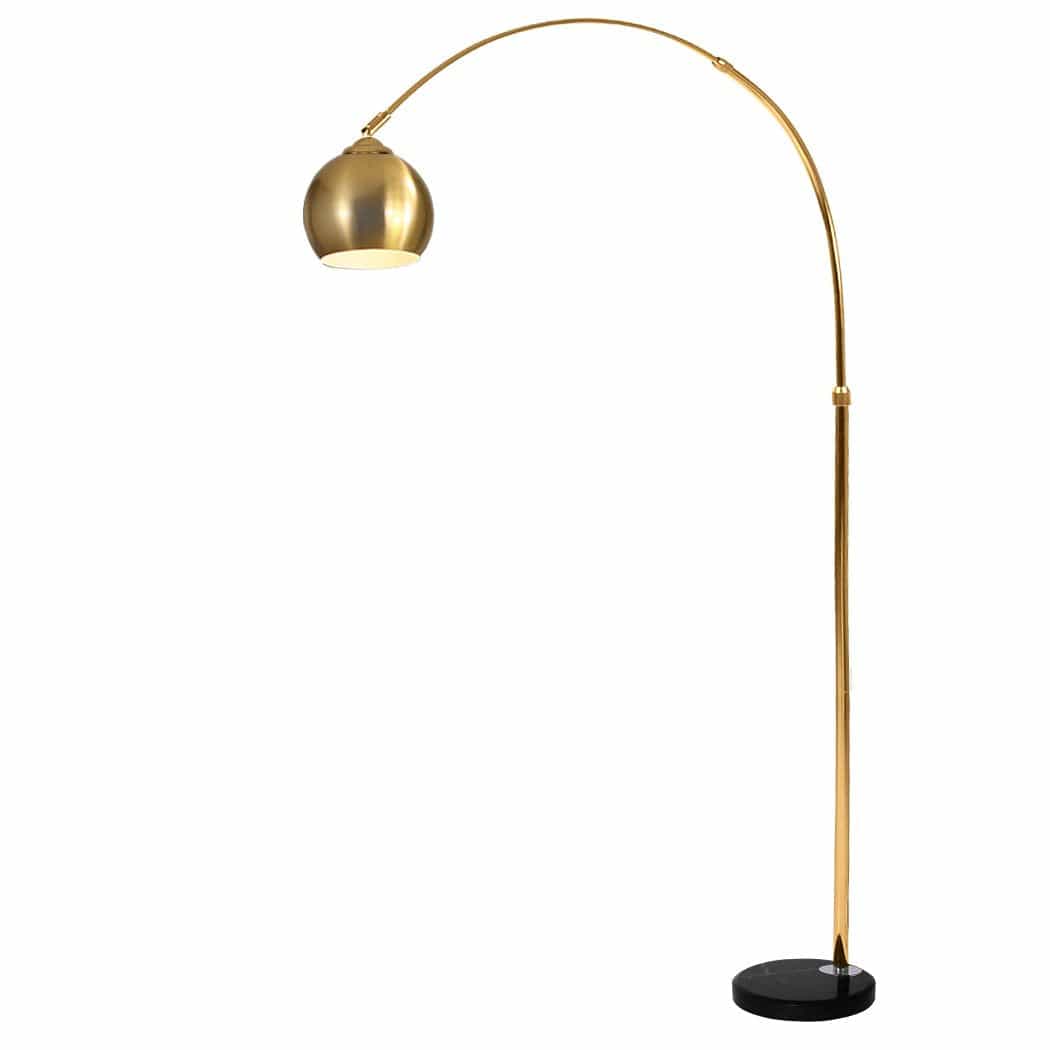 Big Bedding Australia Lamp Modern LED Floor Lamp Stand Reading Light Height Adjustable Indoor Marble Base