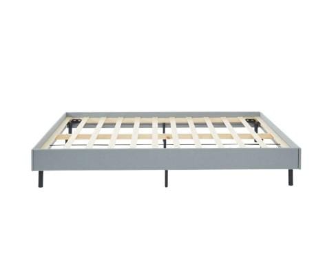 Big Bedding Australia Base Modern Minimalist Stone Grey Bed Base Frame