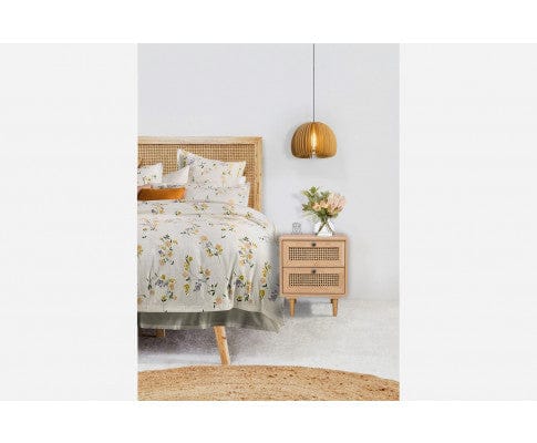 Big Bedding Australia Bedside Table Natura Rattan Bedside Table With 2 Drawers