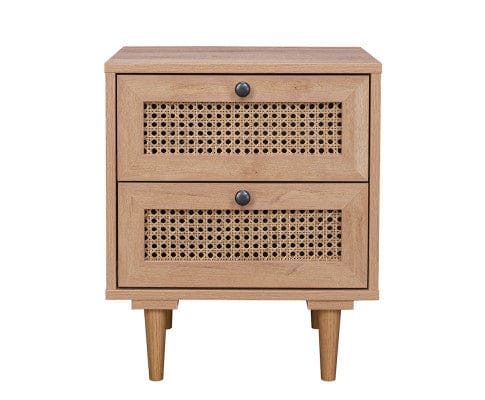 Big Bedding Australia Bedside Table Natura Rattan Bedside Table With 2 Drawers